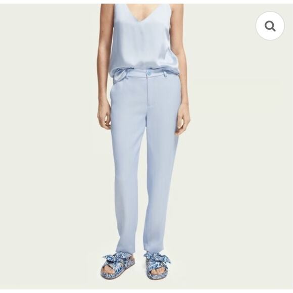 SCOTCH & SODA | Lowry Summer Edition Trouser Baby Blue Pant | Size 28 - Picture 1 of 9